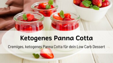 Mehr über den Artikel erfahren Keto Panna Cotta Rezept – Zuckerfreies Low Carb Dessert für die ketogene Ernährung