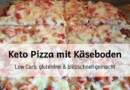 Keto Pizza mit Käseboden – Low Carb, glutenfrei & blitzschnell gemacht