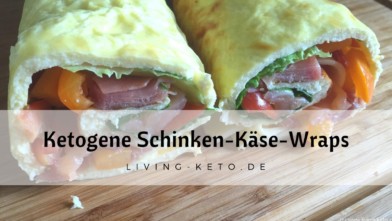 Mehr über den Artikel erfahren Ketogene Schinken-Käse-Wraps