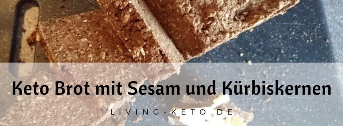 Brot mit Sesam und Kuerbiskernen