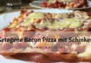 Bacon Pizza mit Schinken