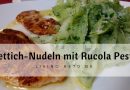 Rettich-Nudeln mit Rucola Pesto