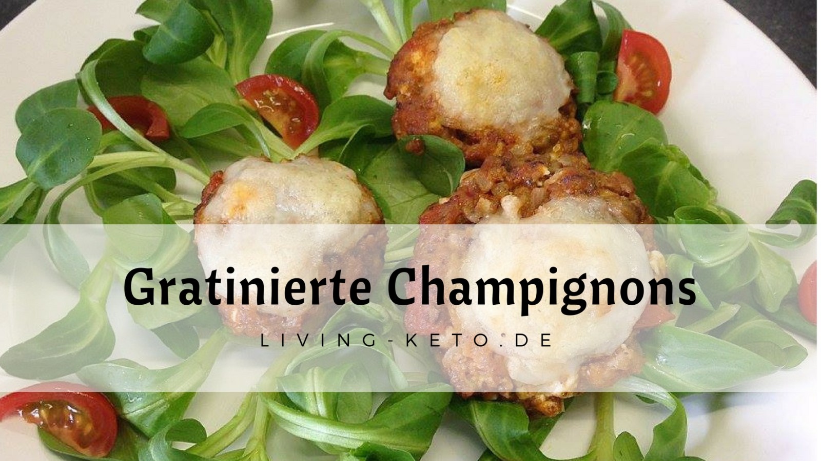 Gefüllte gratinierte Champignons mit Bolognese und Feta | Ketogen Leben