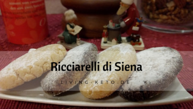 Mehr über den Artikel erfahren Ricciarelli di Siena – ketogene italienische Mandelkekse