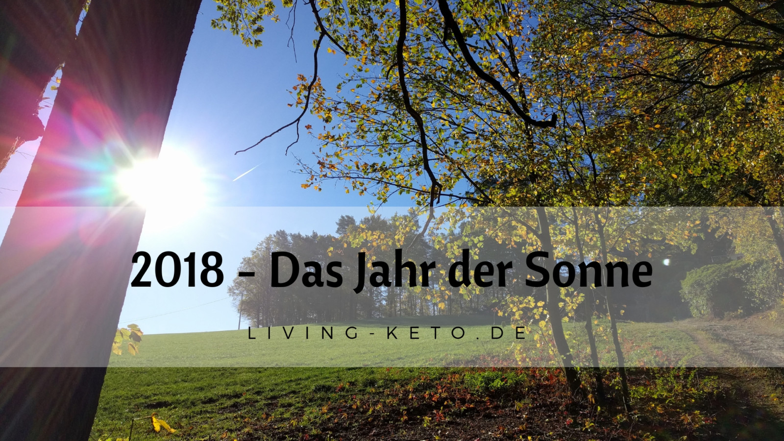 Du betrachtest gerade 2018 – Das Jahr der Sonne