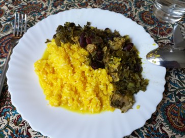 Mehr über den Artikel erfahren Ghormeh Sabzi – Persischer Kräutereintopf mit Lamm